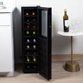 thumbnail image 4 of Koolatron 18 Bottle Slim Dual Zone Wine Cooler Freestanding Wine Fridge, 4 of 9
