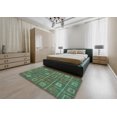 thumbnail image 4 of Ahgly Company Indoor Rectangle Abstract Army Green Abstract Area Rugs, 3' x 5', 4 of 6