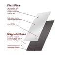 thumbnail image 3 of Graflsoa Flexible 138x78mm 3D Printer Spring Steel Plate with Magnetic Base - Easy Removal, Compatible with Creality LD-002R, Nova 3D Elfin, Zortrax Inkspire, 3 of 6