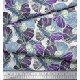 thumbnail image 3 of Soimoi Rayon Fabric Artistic Flower Print Fabric by The Yard 42 Inch Wide, 3 of 3