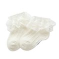 thumbnail image 1 of Baby Kids Girls Princess Short Socks Lace Ruffle Frilly Trim Cotton Ankle Socks, 1 of 3
