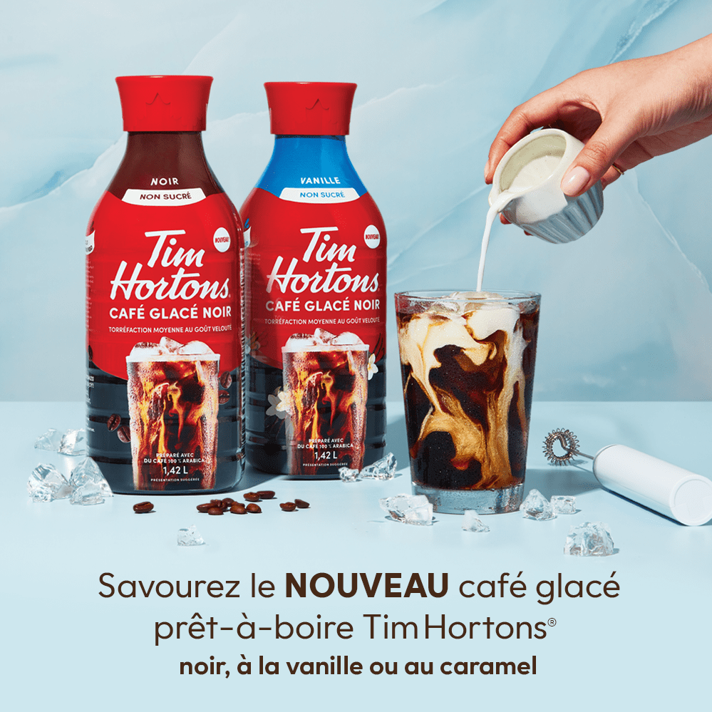 Tim Hortons Prêt-à-Boire Café Glacé Noir Caramel 1.42L