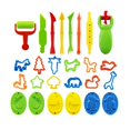 thumbnail image 1 of 29 Pieces Play Dough Tools Playdough Accessories Set Various  Molds Rollers Cutters Educational Gift for Children  Random Color, 1 of 7