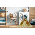 thumbnail image 2 of Ahgly Company Tapis d'Intérieur Lavable en Machine Carré Transitionnel Sedona Brun, 8 Pieds Carré, 2 of 7