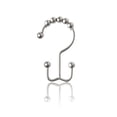 thumbnail image 4 of Mainstays Double Roller Glide Shower Curtain Hooks or Rings, 4 of 6