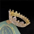 thumbnail image 3 of Queen Crown for Women Rhinestone Wedding Crown Tiara Costume Party Hair Accessories for Birthday Pageant Prom, 3 of 9