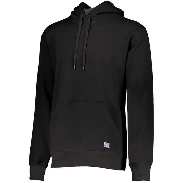 Russell Athletic Chandail à Capuchon en Molleton Riche en Coton, m, Noir