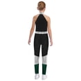 thumbnail image 2 of Freebily Kids Girls Shiny Metallic Gymnastic Unitard Sleeveless Bodysuit for Training and Performance Green 6, 2 of 6