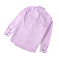 thumbnail image 4 of Fashion Men‘s Formal Long Sleeve Shirt Solid Color Button Up Business Work Dress Top, 4 of 6