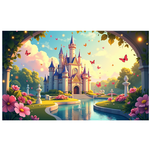 Sunset Mosque Silhouette Ramadan Festival Theme Backdrop Banner Party Supplies Photography Props Decorations Event Celebration Background