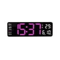 thumbnail image 2 of Meitianfacai 13 Inch Large Digital Clock With Temperature Date Auto DST Night Light Auto Brightness Dimmer, 2 of 2