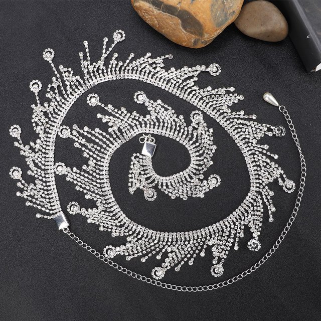 DIY Accessories,103cm Crystal Rhinestones DIY Belly Chain Clothes Accessories Impressive Results