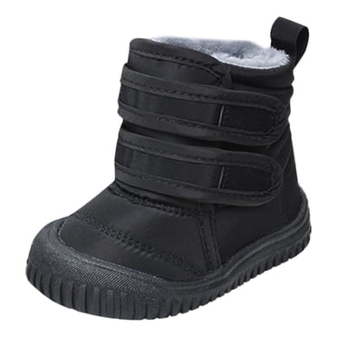 Kcodviy Chaussures pour Tout-Petits à Crochet et Boucle, Coupe Basse, Bottes Légères, Bottes de Neige en Tissu, Chaussure de Randonnée pour Tout-Petits, Chaussures d'Hiver pour Enfants, Chaussures de Planche à Neige pour Filles, Bottes d'Extérieur pour Garçons