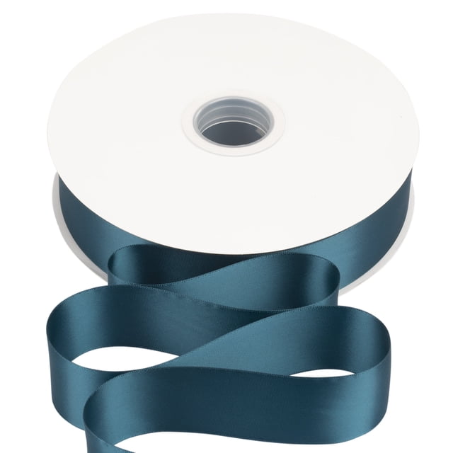 Joycrosso 1 1/2 Inch Teal Solid Satin Ribbon, 100 Yards Double Faced Satin for Gift Wrapping Floral Bouquets Wedding Party Decoration