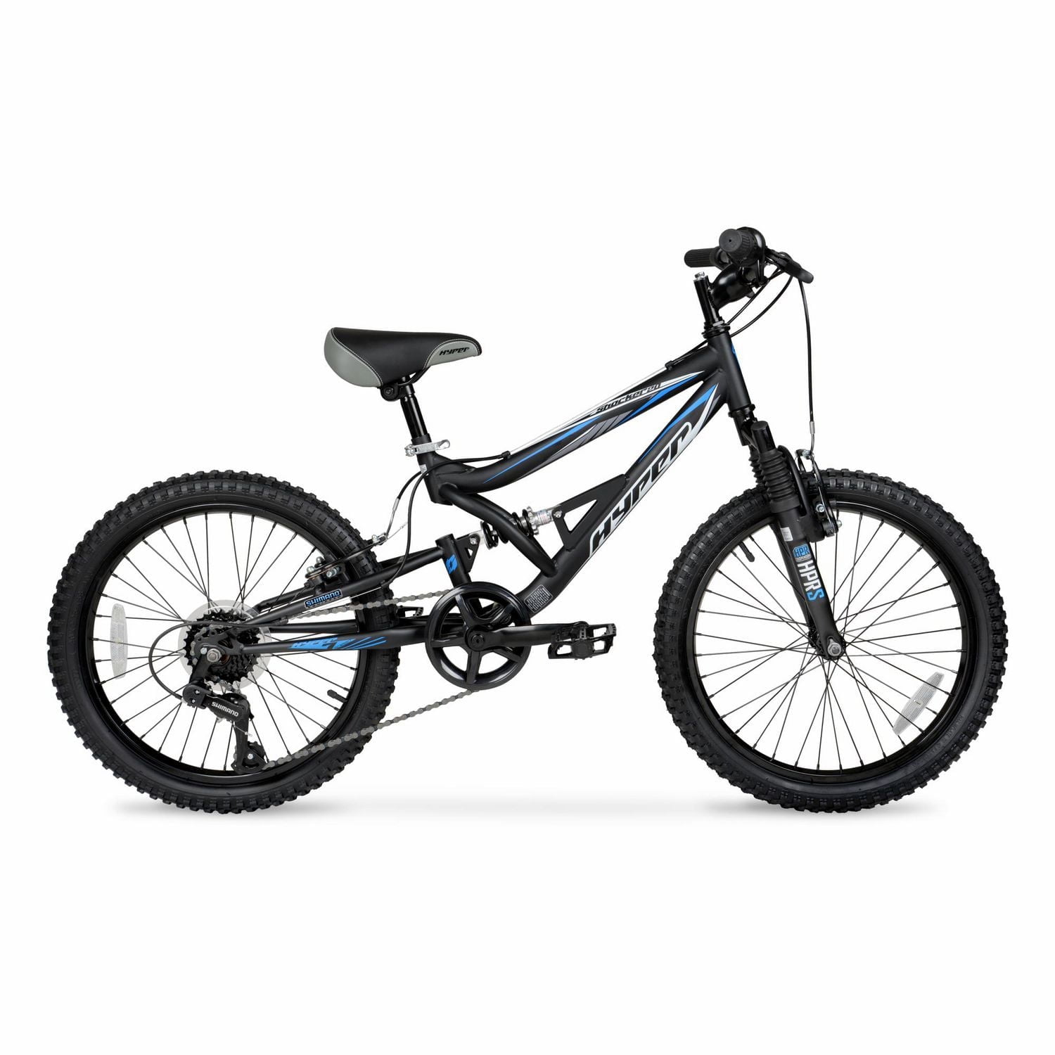 Hyper Bicycles Men's 27.5" Shocker Mountain Bike, Black