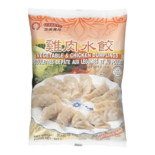 O' Tasty Frozen Dumplings - Vegetable & Chicken, 567g, 567g