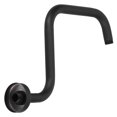thumbnail image 4 of Khall Bras de Douche en Forme de S 13 Po Américain en Acier Inoxydable, Support d'Extension Rehausse-Douche Accessoire de Salle de Bain, Bras d'Extension de Pomme de Douche, Bras de Tuyau de Pomme de Douche, 4 of 8
