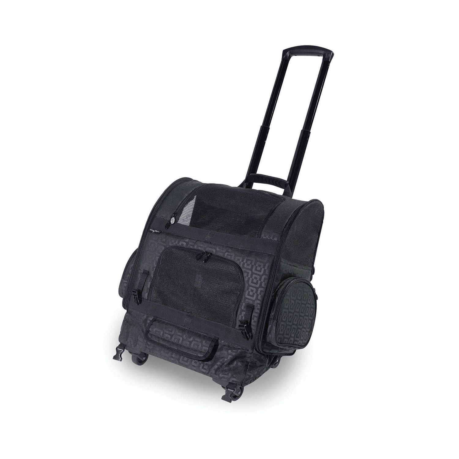 Gen7Pets RC2000 Roller-Carrier Pet Carrier - Black Geometric
