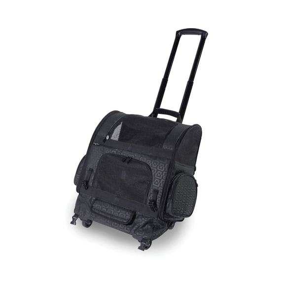 Sac de transport à roulettes pour animal domestique RC2000 Roller-Carrier de Gen7Pets - Noir