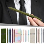 RRJ 3Pcs Rollerball Gel Pens 5-Pack, Multicolor Quick-Drying Ink Refillable Gel Pens with Roller Fidget Clip, Smooth Writing Office Study Supplies for Study, Journaling, Note Taking, Home Office