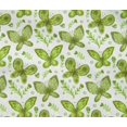 thumbnail image 4 of oneOone Cotton Flex Light Green Fabric Insect & Floral Feather Craft Projects Decor Fabric Printed By The Yard 40 Inch Wide, 4 of 4