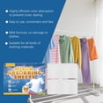thumbnail image 4 of Color Catchers Laundry Sheets for Fabrics - Dye Solution for All Fabrics - Helps Color Transfer and Keep Clothes Bright - Indoor Use, 4 of 8