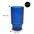 thumbnail image 2 of Verre Highball en Acrylique Bleu 590ml, Ensemble de 4, 2 of 4