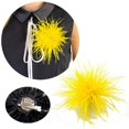 thumbnail image 2 of SNNROO Feather Brooch Feathers Corsages Cloth Decorations Ostrich Feather Material, 2 of 21