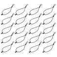 thumbnail image 1 of Miangastore 30 Pcs Crochets Dominateurs avec Corde Élastique Outils de Gestion de Sangle Élastique Durables, 1 of 9