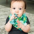 thumbnail image 3 of Tiny Twinkle - Silicone Toothbrush 2PK - Indigo, Mint, 3 of 5