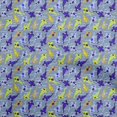 thumbnail image 1 of oneOone Rayon Light Blue Fabric Asian Japanese Koi Fish Sewing Craft Projects Fabric Prints By Yard 56 Inch Wide, 1 of 4
