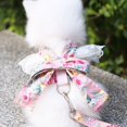 thumbnail image 3 of Princess Dog Harness With Bowknot and Leash For Outdoor Walking, 3 of 6
