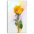 thumbnail image 3 of Design Art - Rose With Green Leaves Painting, 3 of 3