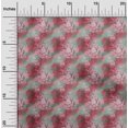 thumbnail image 2 of oneOone Cotton Poplin Red Fabric Leaves Craft Projects Decor Fabric Printed By The Yard 56 Inch Wide, 2 of 5