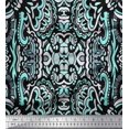 thumbnail image 1 of Soimoi Poly Georgette Fabric Floral & Paisley Decorative Decor Fabric Printed Yard 52 Inch Wide, 1 of 3