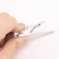 thumbnail image 3 of 1pc Men Metal Silver Tone Simple Necktie Tie Bar Clasp Clip Clamp Pin, 3 of 8