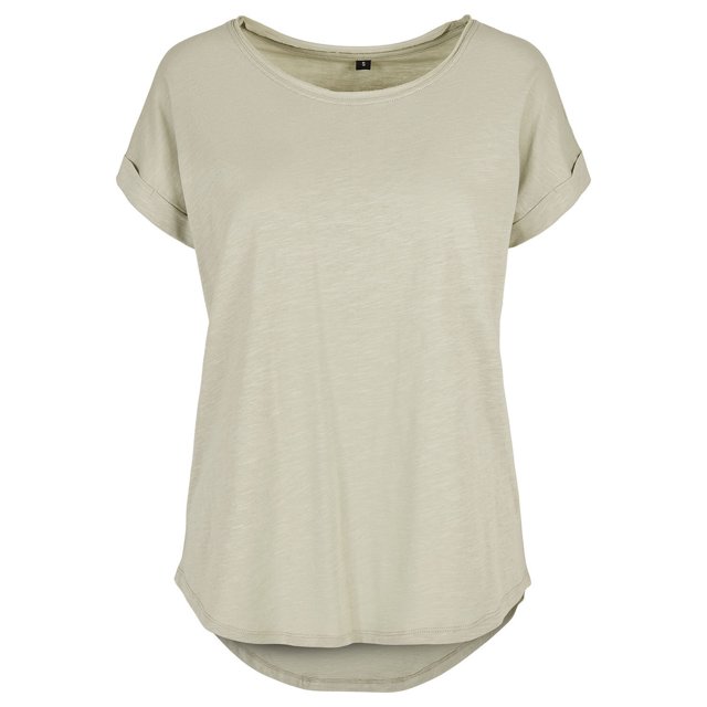 Build Your Brand T-Shirt Long Slub pour Femmes
