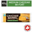 thumbnail image 1 of Cracker Barrel Medium Cheddar Cheese Block, 400g, 1 of 7