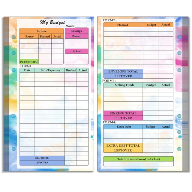Financial Accounting Book, Household Budget Planner, Coil Binding, Daily Weekly Tracking, For Home Finance, Cash Flow Management, Personal Expense Logbook Hzhnb | Paper, As Shown