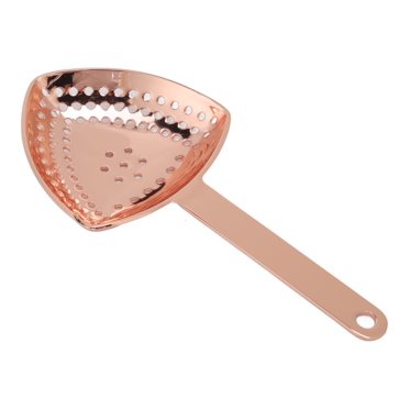 Bar Strainer, Decorative Cocktail Strainer  For Bar For Kitchen Copper Plated
