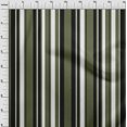 thumbnail image 3 of oneOone Cotton Cambric Olive Green Fabric Stripes Sewing Material Print Fabric By The Yard 56 Inch Wide-R54, 3 of 4