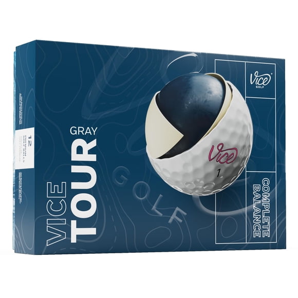 Vice Tour Golf Balls (Generation 3, Gray)