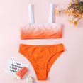 thumbnail image 2 of REDARER Girls' Gradient Sport High-Waist Two-Piece Bikini Set,Size 10-11 Years, 2 of 6