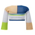 thumbnail image 3 of Pull Court pour Femmes Haut Ajouré Y2k/E Pull-Over Mode Urbaine pour Filles, 3 of 6