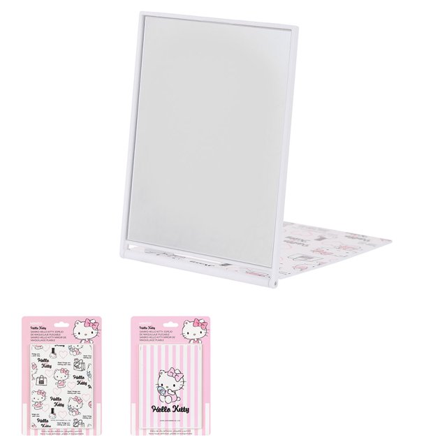 MINISO Sanrio Hello Kitty Monoface Pliable Miroir Miroir Miroir Réglable Adapté pour Maquillage Beauté Voyage Taille Compacte