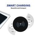 thumbnail image 1 of Yhmxh Smart Home Smart Home Gadgets USB multi-purpose round wireless intelligent charging multi-port charger multi-port equipment, 1 of 2