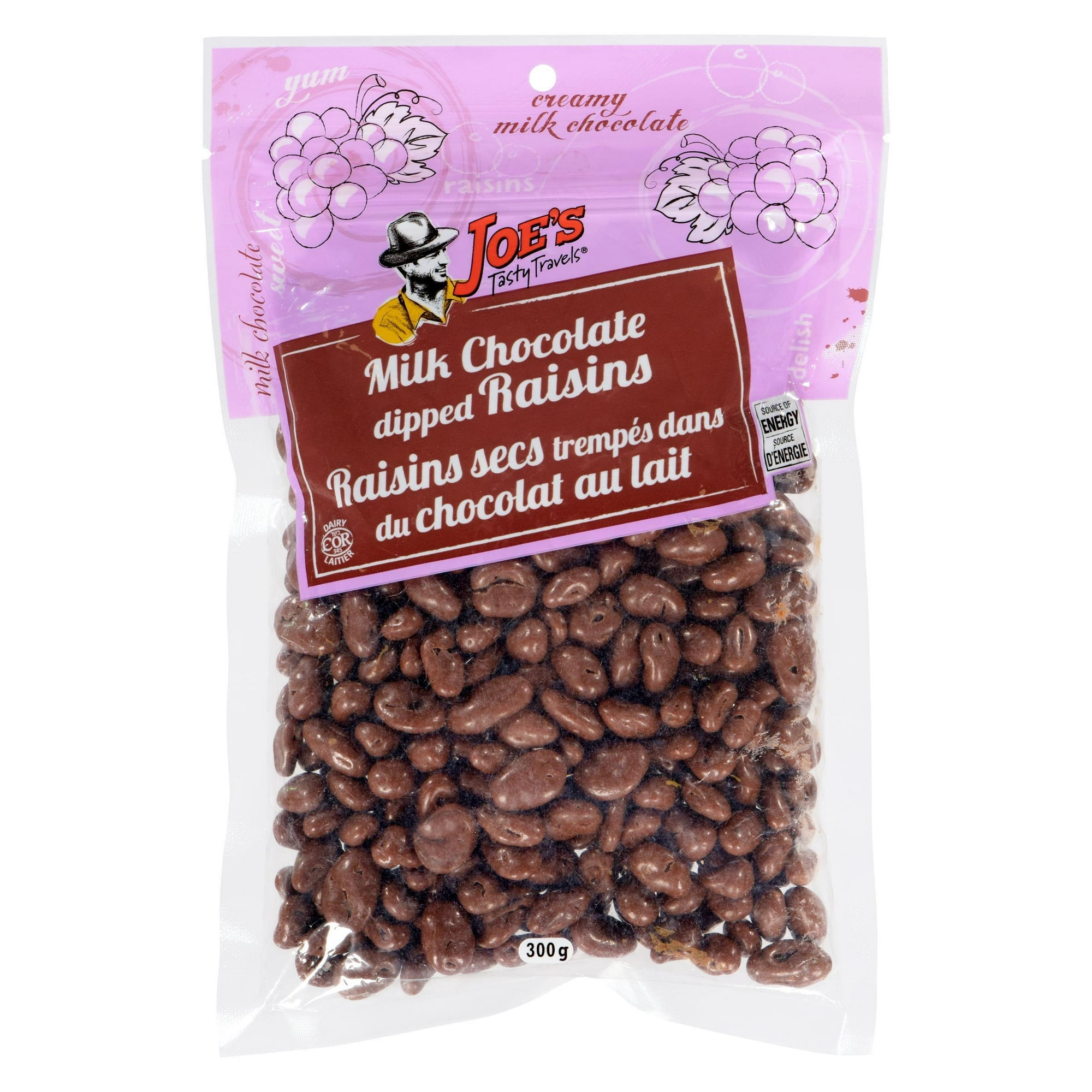 Milk Chocolate Dipped Raisins