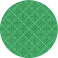 thumbnail image 1 of Ahgly Tapis Rond Lavable en Machine Intérieur Transitionnel Vert Néon, 3 Pieds Rond, 1 of 7