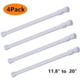 thumbnail image 1 of WIFKLSIIPG Tension Rods, 4 Pack Adjustable Spring Steel Cupboard Bars Tension Curtain Rod, 1 of 2