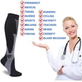 thumbnail image 3 of Compression Socks 20-30 mmHg for Men Women Medical Nurses Athletic Travel, 3 of 5